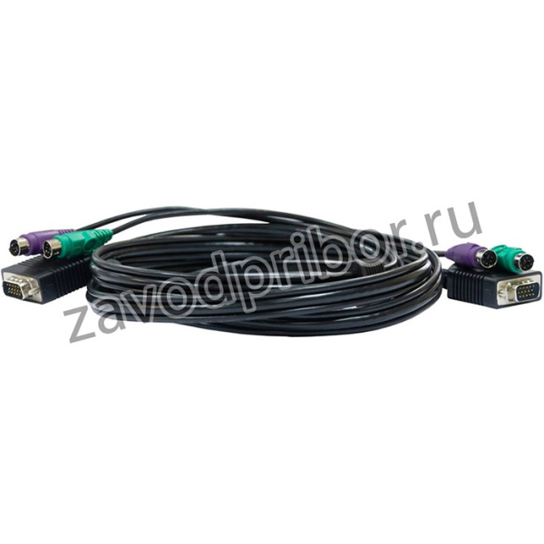 DKVM-CB3/A3A Кабель KVM длиной 3 м с разъемами VGA и PS/2 для DKVM-4K/А