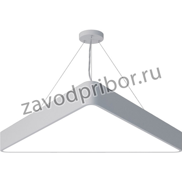 Светильник светодиодный Geometria ЭРА Delta SPO-152-W-40K-048 48Вт 4000К 3500Лм IP40 800*800*80 белый подвесной Б0050576