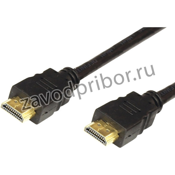 Кабель HDMI - HDMI, М/М, 2 м, v1.4, фер, поз.р, PROconnect, чер, 17-6204-6