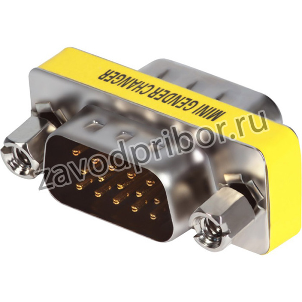 GCR-CV202, GCR Переходник VGA 15M / VGA 15M для подключения телевизора, монитора, проектора