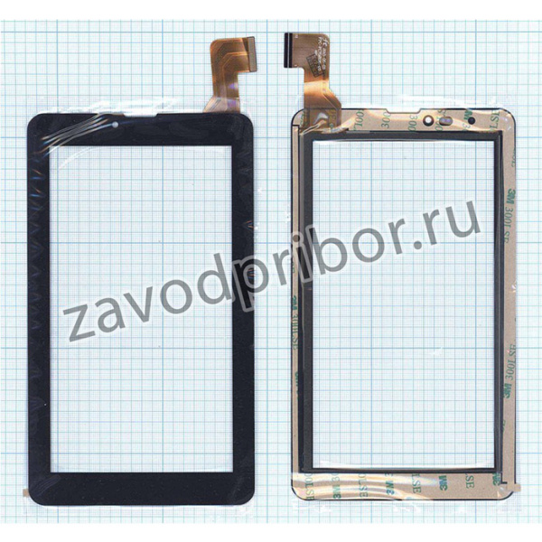 Сенсорное стекло (тачскрин) FPC-FC70J835-01 черный