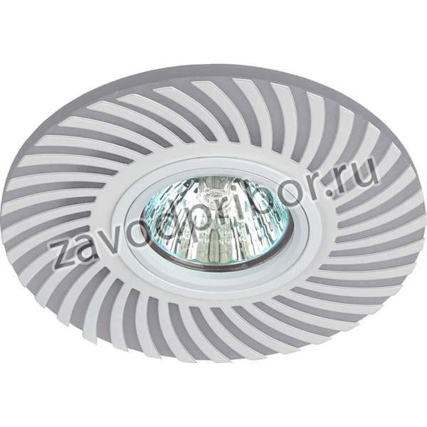 DK LD32 WH Светильник ЭРА декор cо светодиодной подсветкой MR16, 220V, max 11W, белый Б0036502