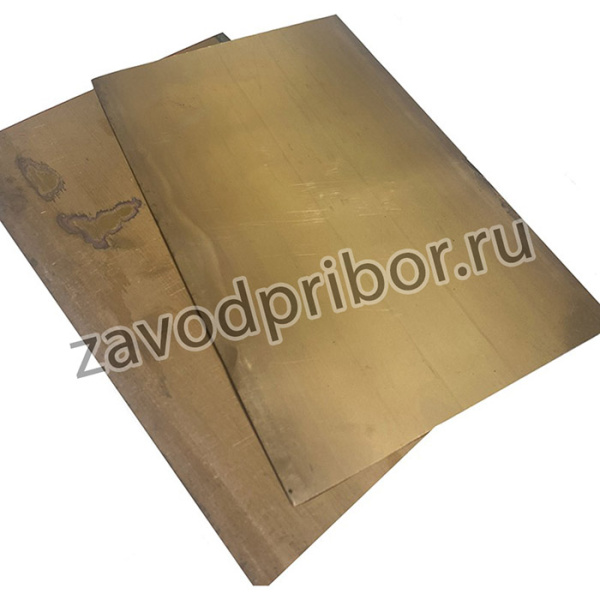 Бронзовый лист 0,3 х 200 х 300 мм БрОФ 6,0-0,2