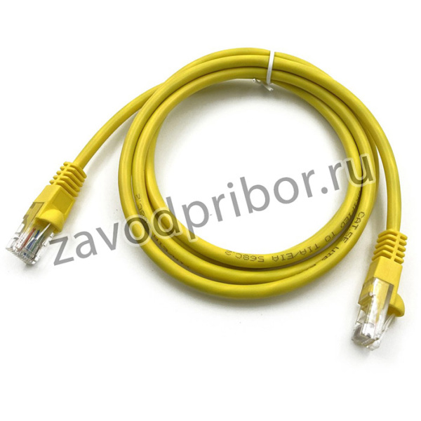 Патч-корд Buro UTP 4 пары cat5E CCA molded 1.5м желтый RJ-45 (m)-RJ-45 (m)