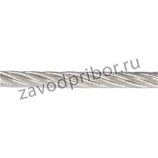 Трос стальной , покр. цинк, DIN 3055 6, 100 м TC060S