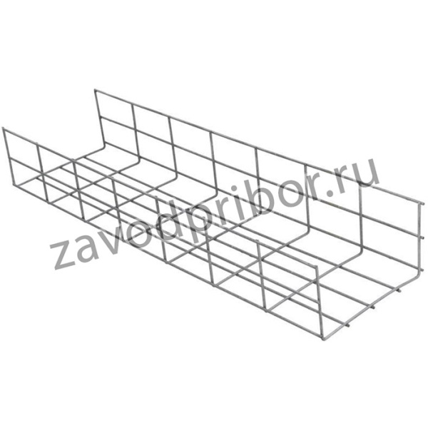 Лоток проволочный усиленный 200х100 L3000 сталь 4мм оцинк. IEK CLWG10-100-200-3