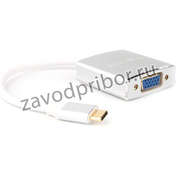 Кабель-адаптер USB3.1 Type-Cm -- VGA(f),Telecom TUC030