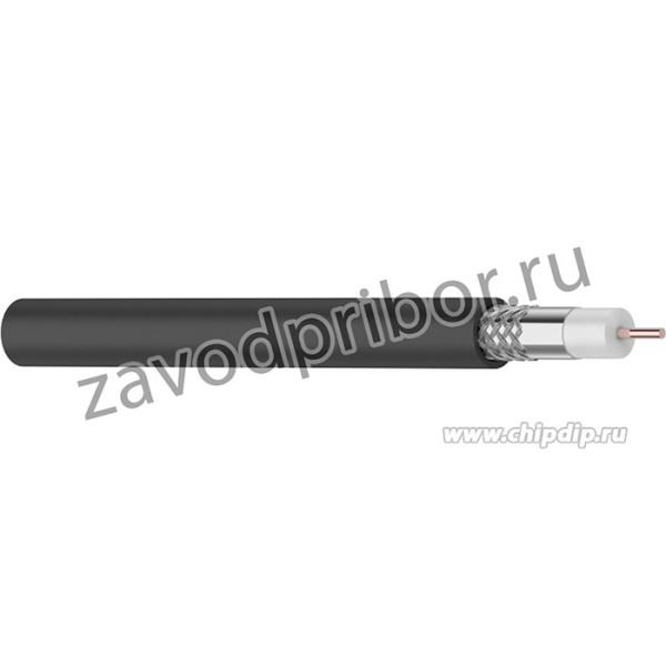 RG-6U (01-2202), Кабель коаксиальный 75Ом, наружное применение, черный
