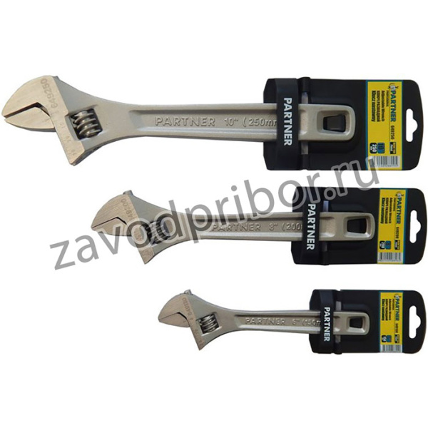 PA-649150, Ключ разводной L=150 мм (6 inch), захват 0-20 мм, на пластиковом держателе