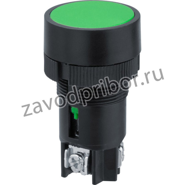 Кнопка Navigator 82 811 NBI-B-04-G Пуск зеленая d22мм NO