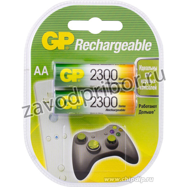 230AAHC (HR06/AA)2, Аккумулятор никель-металлгидридный NiMH 2300 mAh (2шт) 1.2В