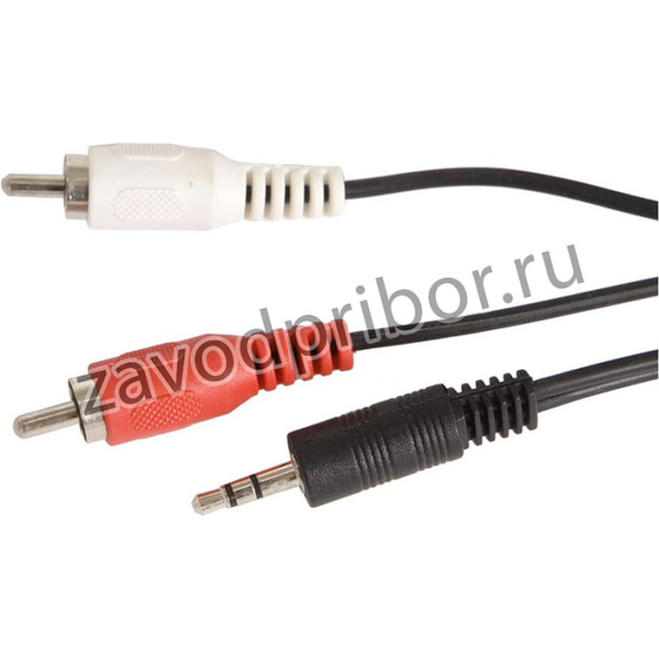 Кабель Jack 3.5 mm вилка - 2xRCA вилка, стерео-аудио, 1.5 м. PL1059
