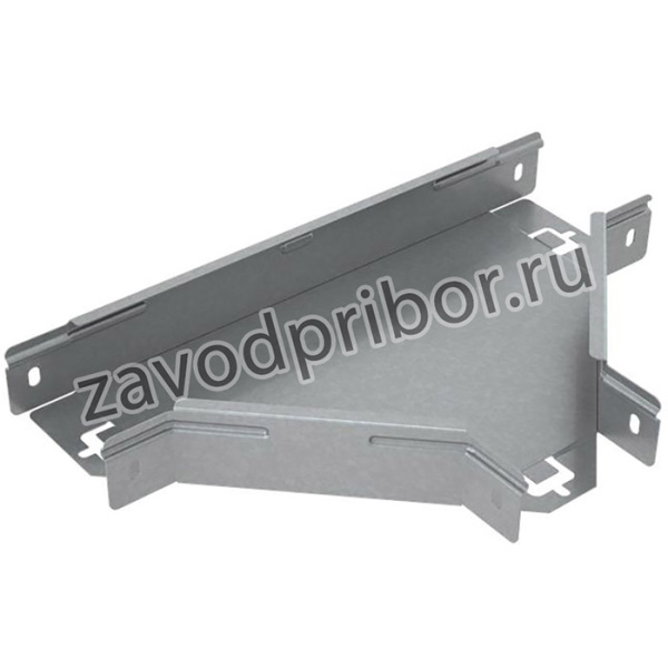 Отвод для лотка Т-образ. 400х50 сталь 1мм "ПЛЮС" TDplus50-400 HD КМ PL1489