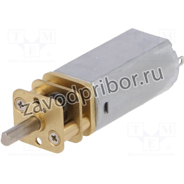 DF-FIT0565, Двигатель DC, с редуктором, 6ВDC, 950мА, Ось D профиль, L 10мм
