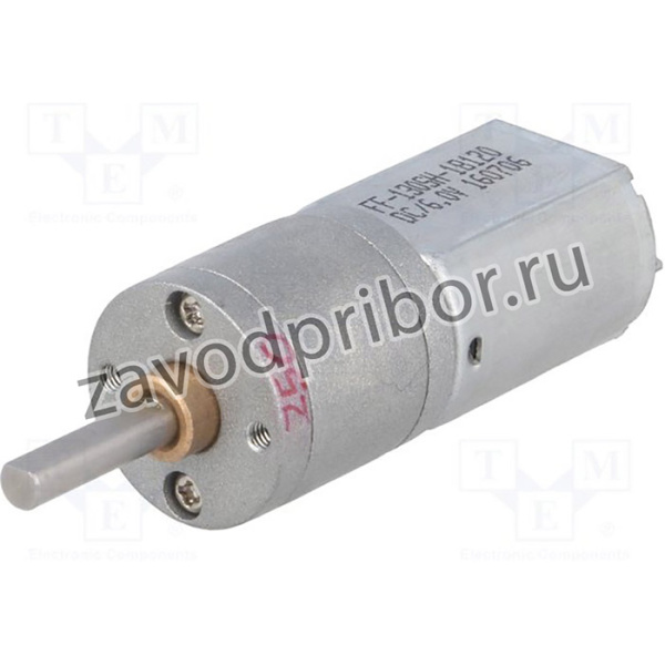 POLOLU-3470, Двигатель: DC, с редуктором, POLOLU 20D, 6ВDC, 3,2А, Ось: D профиль