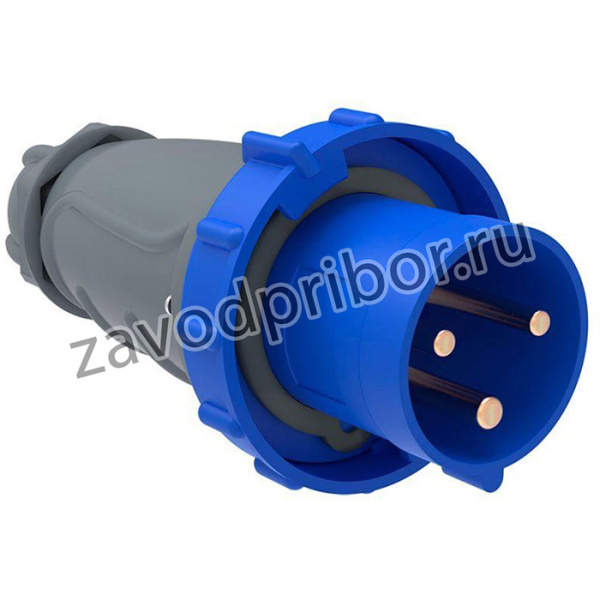 Вилка эл. каб. 63А 2P+PE 6ч/200-250В IP67 MAGNUM ССИ-033 IEK PSN01-063-3