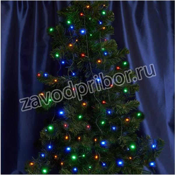 Гирлянда 230V 750 LED мульти, IP44, шнур 6м , CL93 32953