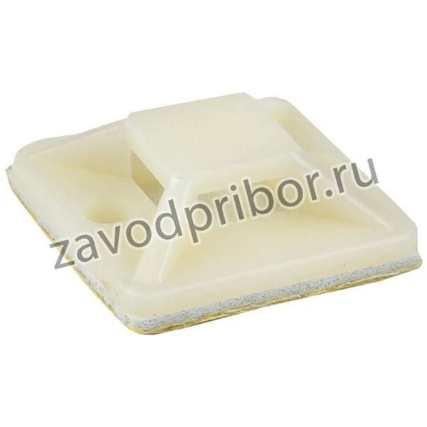 Площадка самоклеящаяся 40х40мм бел. (уп.100шт) EKF plc-40x40