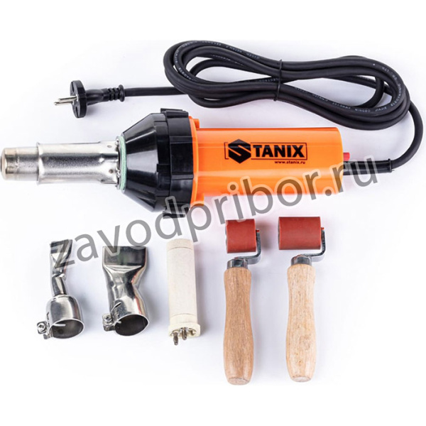 Сварочный фен EVO 1600ST комплект для сварки внахлёст STANIX1600СВ2