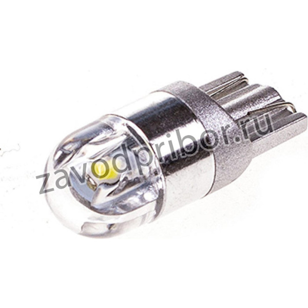 Автолампа диод T10 W5W 2 SMD 1-конт без цоколя белая S08201241