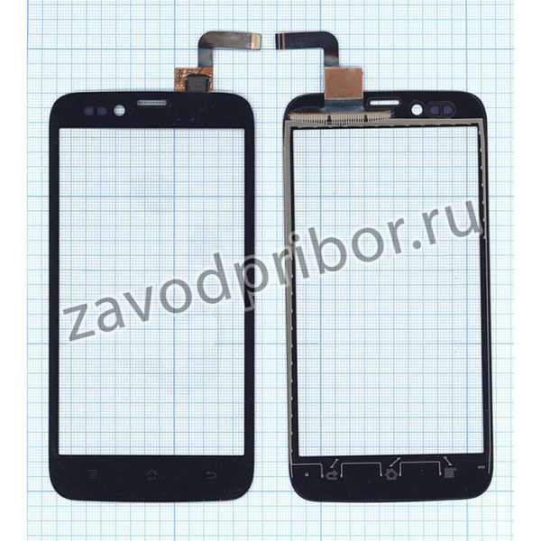 Сенсорное стекло (тачскрин) для Archos 50 Platinum MCF-050-0995-V2 черное