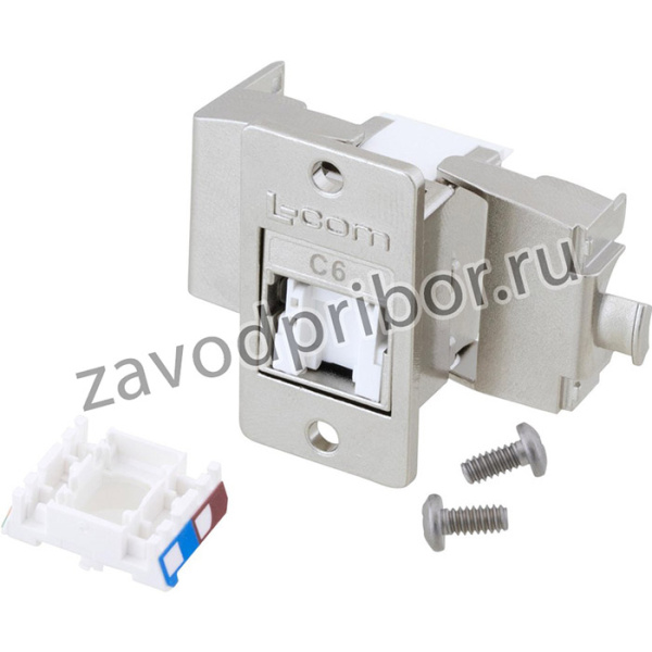 ECFRJTLC6S-POE, RJ45 CONNECTOR, JACK, 8P8C, 1PORT, CRIMP