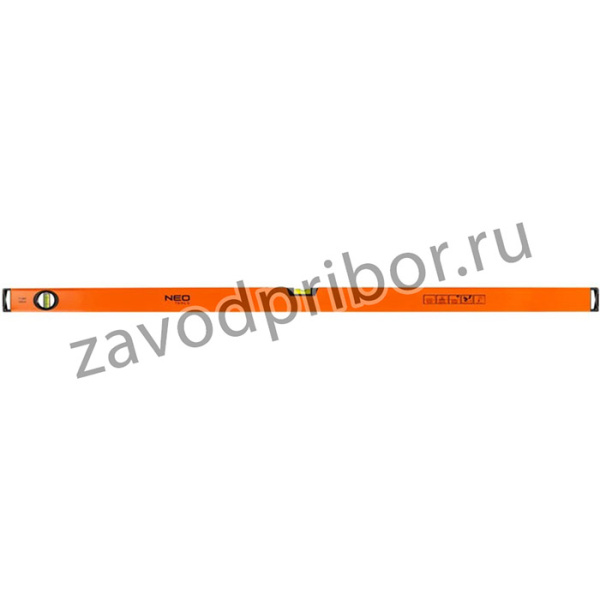 Алюминиевый спиртовой уровень 2 флакона 120 см 71-085