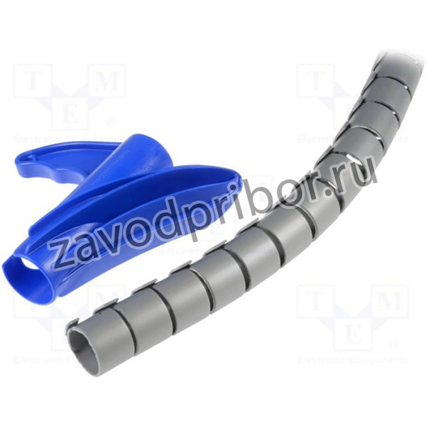 HWPP-25MM-PP-SR-K1, Лента для кроссировки, dпетли: 25мм, полипропилен, серебристый