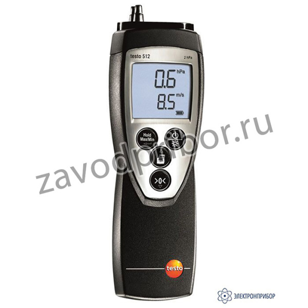 testo 512 — дифференциальный манометр (для работы с большими потоками воздуха)