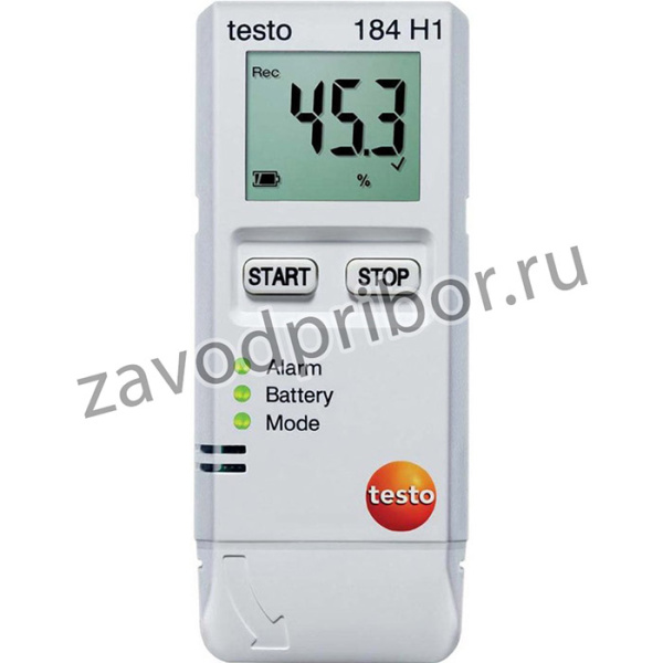 0572 1845, 184 H1 Temperature Data Logger, 2 Input Channel(s), Battery-Powered
