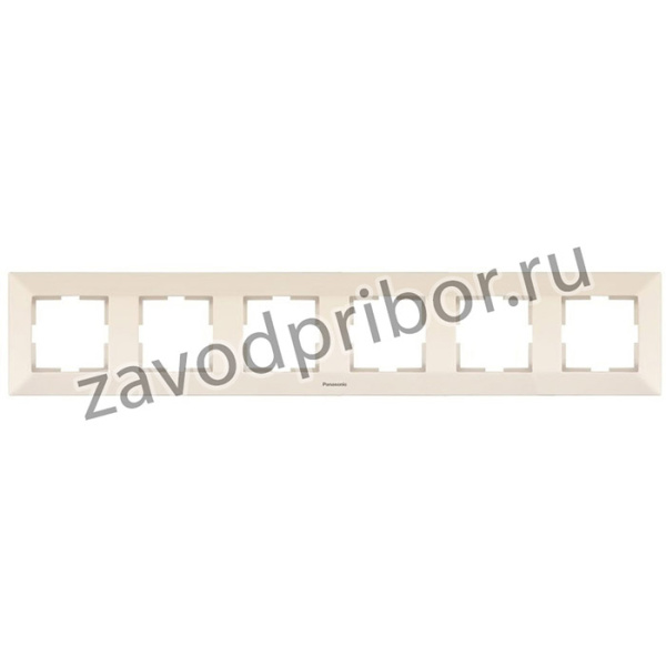 Рамка 6м горизонтальная крем Arkedia 54735 WMTF0806-2BG