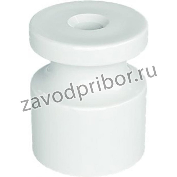 Изолятор универсальный пластиковый, цвет - белый GE30025-01-R10