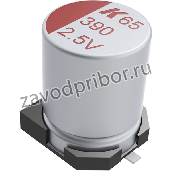 A767MU107M1JLAE028, Polymer Aluminium Electrolytic Capacitor, 100 мкФ, 63 В, Радиальная банка - SMD, 0.028 Ом