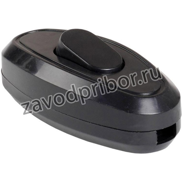 EVB10-K02-10, ВБ-01Ч Выключатель одноклавишный разборный для бра, черный IEK