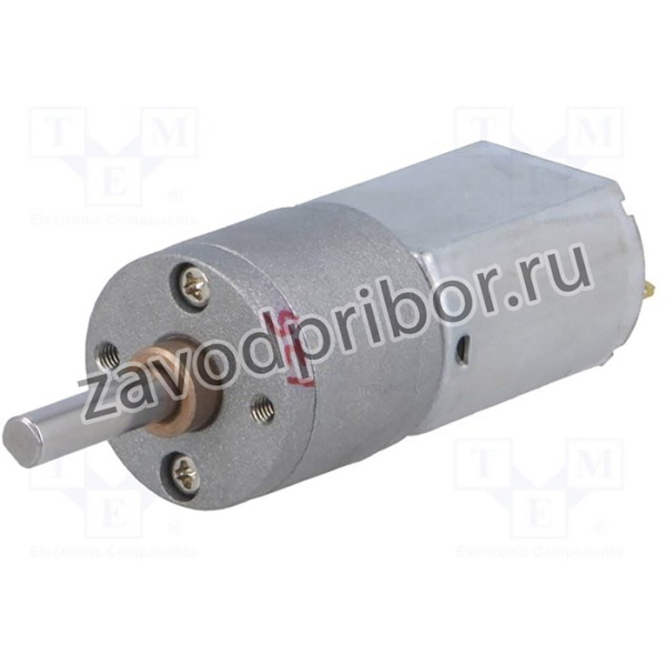 POLOLU-3491, Двигатель: DC, с редуктором, 12ВDC, 1,6А, Ось: D профиль, 125: 1