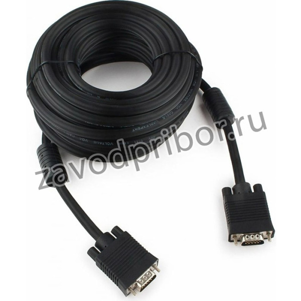 Кабель VGA Premium 10м черный CC-PPVGA-10M-B 15M/15M