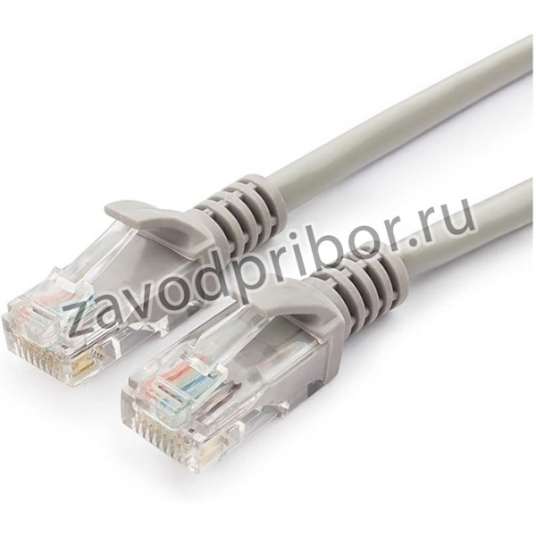 Cablexpert Патч-корд UTP PP12-3M кат.5, 3м, литой, многожильный (серый)