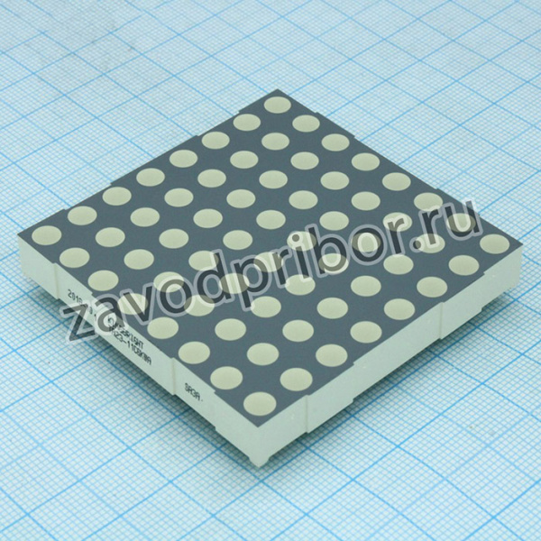 TA23-11CGKWA, Матричный индикатор 58мм/8x8/зеленый/ 570нм/21-51мкд/ОА