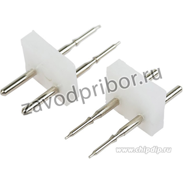 134-031, Разъем-иглы для соединения гибкого неона 7х12 на шнур/коннектор (цена за 1 шт.)