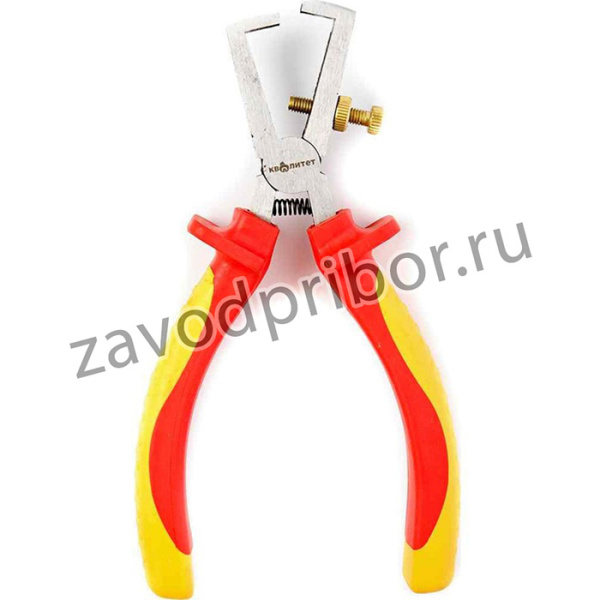 Клещи диэлектрические до 1000В для снятия изоляции 160 мм КДИ-160 6626607