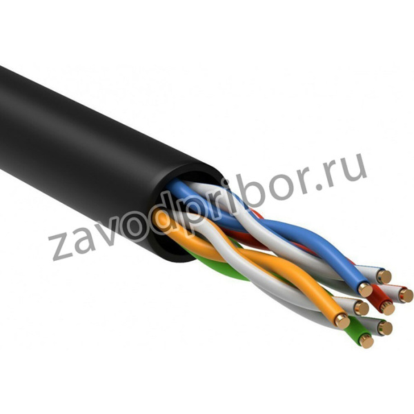 Кабель информационный ITK LC3-C5E04-139-100 кат.5е U/UTP не экранированный 4X2X24AWG LDPE внешний 100м черный