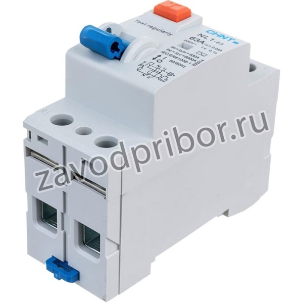 УЗО NL1-63 6kA 2P 63A 30mA тип AC 200214