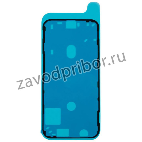 Скотч (проклейка) фиксации дисплея для iPhone 12 Mini водонепроницаемый (черный)