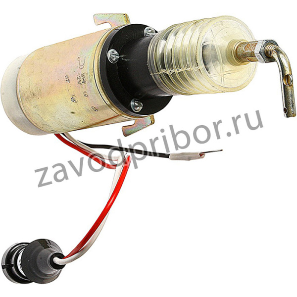 ЭМ 19-02, Клапан электромагнитный ГАЗ-3310 Валдай управления ТНВД 12V РОДИНА