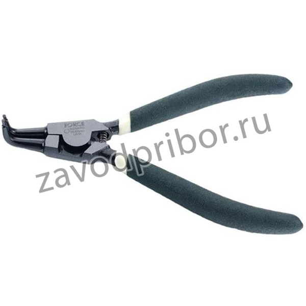 60909ABO, Съемник стопорных колец гнутый на разжим 230ммL (40-100мм)