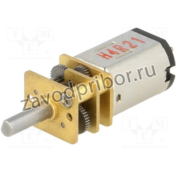 POLOLU-3055, Двигатель: DC, с редуктором, HPCB 12V, 12ВDC, 750мА, Ось: D профиль