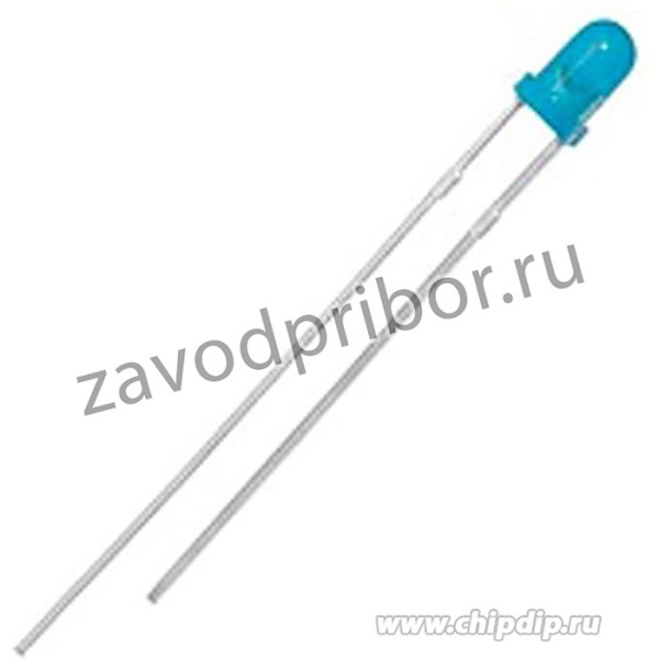 GNL-3014UBD-TL (Old), Светодиод синий 30° d=3мм 2000мКд 470нМ (Blue) (OBSOLETE)