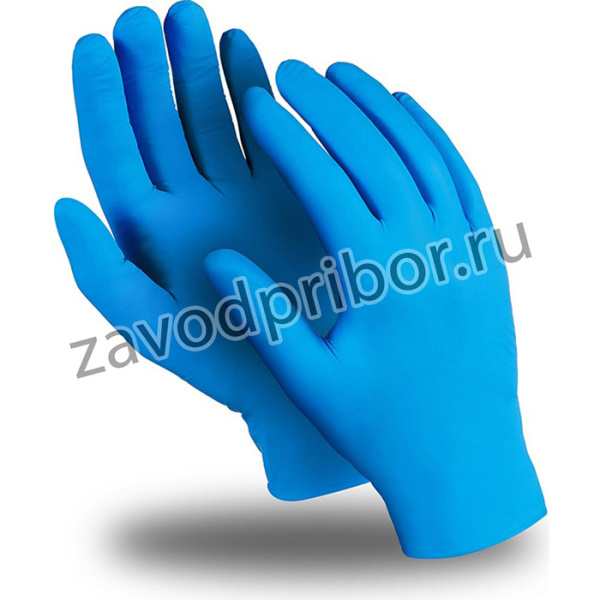 Перчатки ЭКСПЕРТ нитрил 0.13 мм текстурированные без пудры Пер 639/9