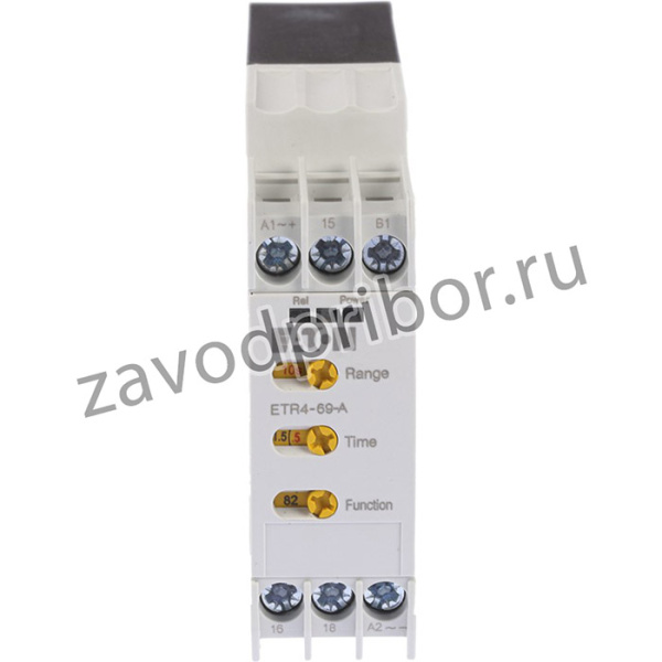 ETR4-69-A, Реле времени многофункциональное, 1 перекидной контакт, 24-240 В АС/DC