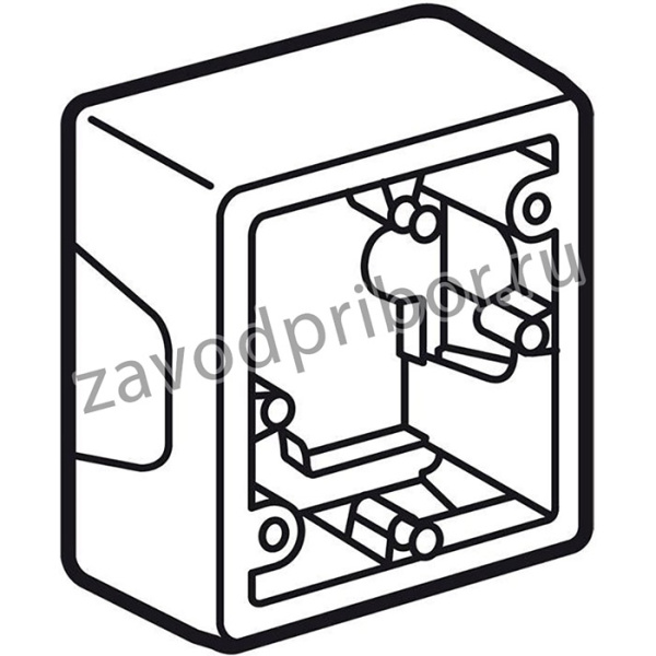 Legrand 776181, Valena коробка д/внеш. монтажа 1 пост/белая